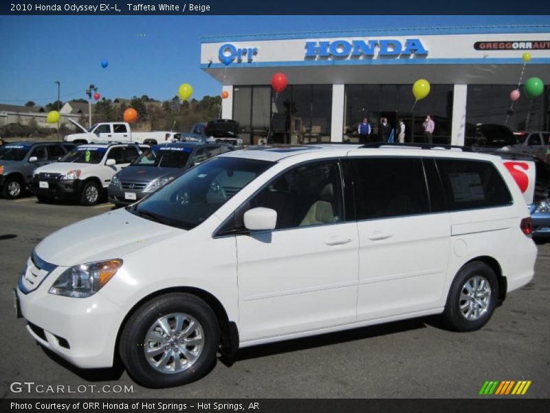 Taffeta White / Beige 2010 Honda Odyssey EX-L