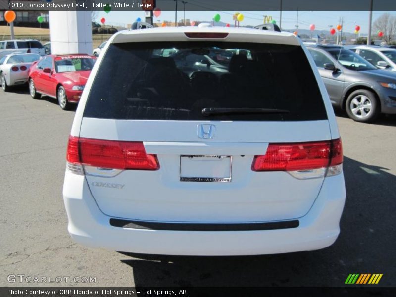 Taffeta White / Beige 2010 Honda Odyssey EX-L