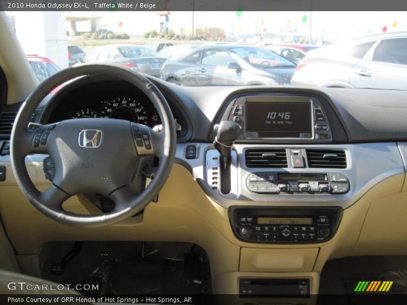 Taffeta White / Beige 2010 Honda Odyssey EX-L