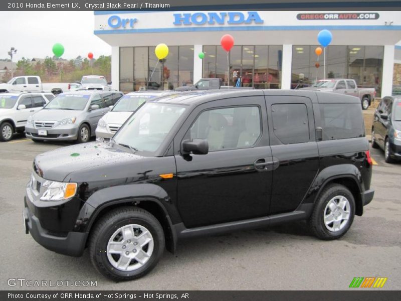 Crystal Black Pearl / Titanium 2010 Honda Element LX