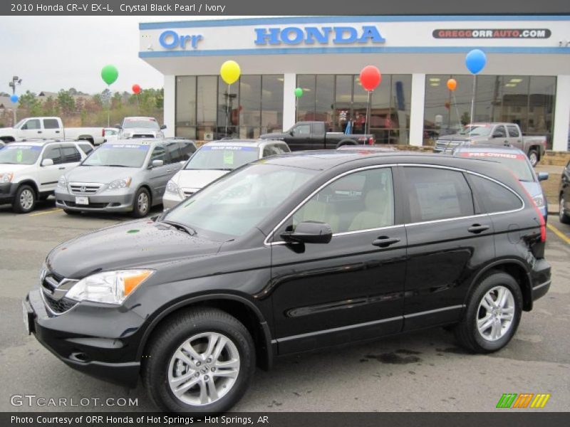 Crystal Black Pearl / Ivory 2010 Honda CR-V EX-L