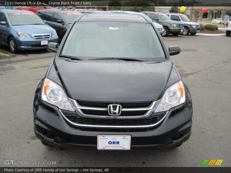 Crystal Black Pearl / Ivory 2010 Honda CR-V EX-L