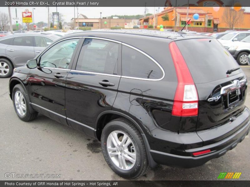 Crystal Black Pearl / Ivory 2010 Honda CR-V EX-L