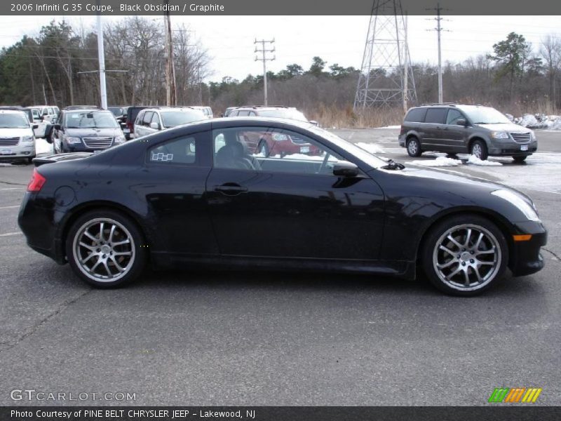 Black Obsidian / Graphite 2006 Infiniti G 35 Coupe