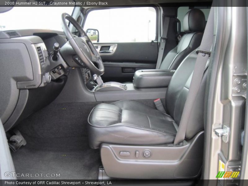 Graystone Metallic / Ebony Black 2008 Hummer H2 SUT