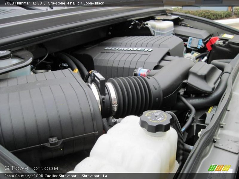 Graystone Metallic / Ebony Black 2008 Hummer H2 SUT