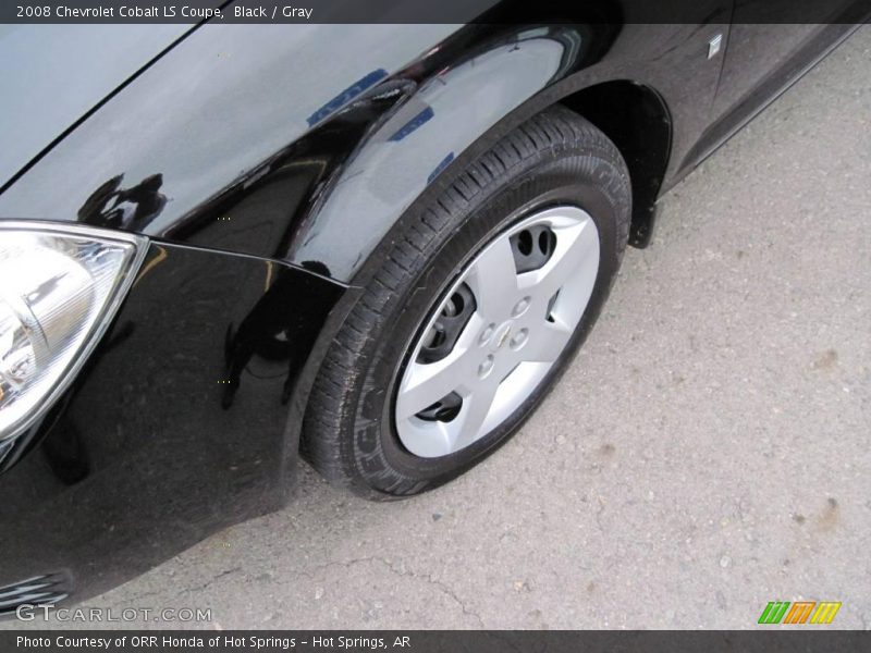 Black / Gray 2008 Chevrolet Cobalt LS Coupe