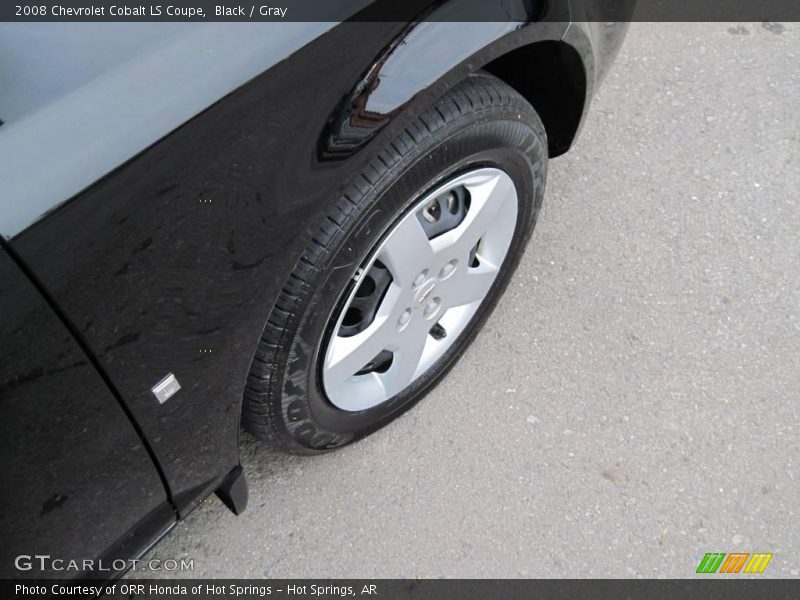 Black / Gray 2008 Chevrolet Cobalt LS Coupe