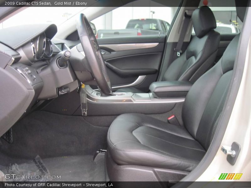 Gold Mist / Ebony 2009 Cadillac CTS Sedan