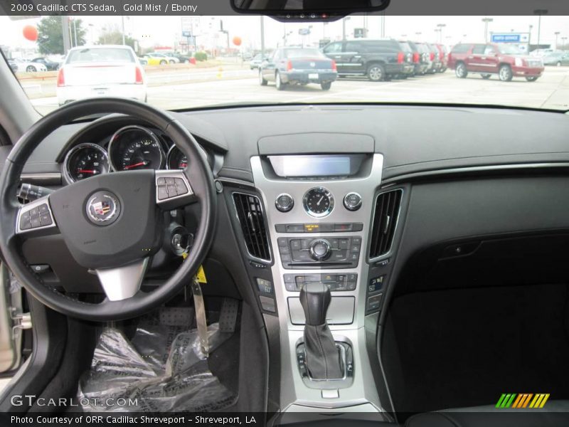 Gold Mist / Ebony 2009 Cadillac CTS Sedan