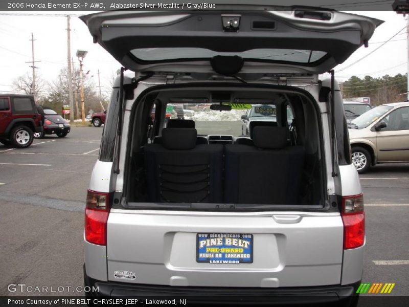 Alabaster Silver Metallic / Gray/Blue 2006 Honda Element EX-P AWD