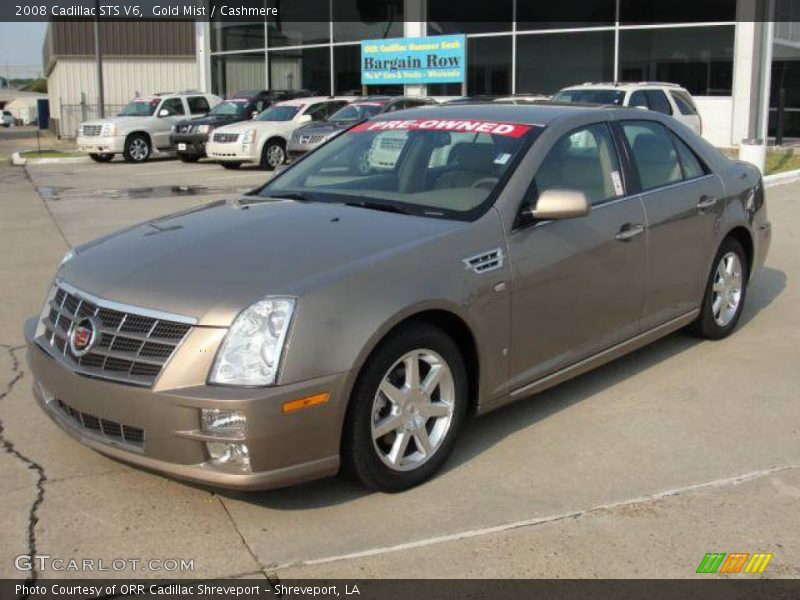 Gold Mist / Cashmere 2008 Cadillac STS V6