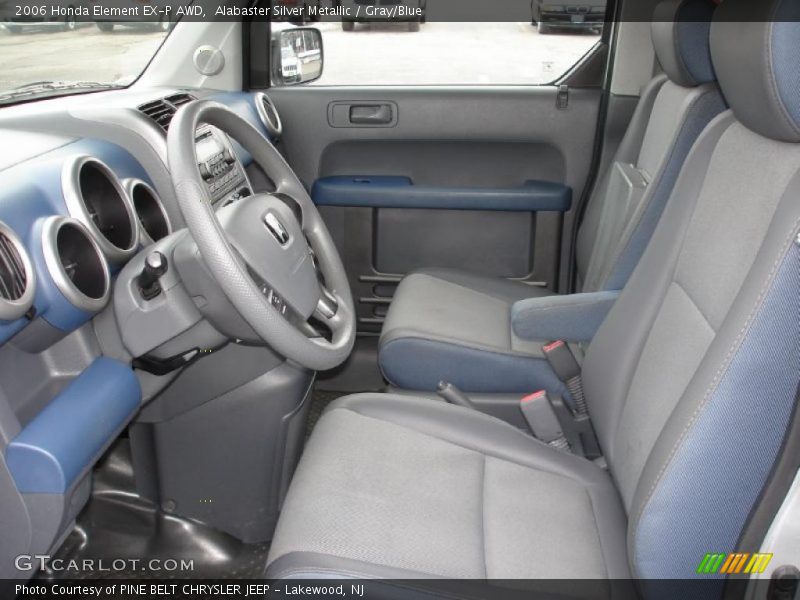 Alabaster Silver Metallic / Gray/Blue 2006 Honda Element EX-P AWD