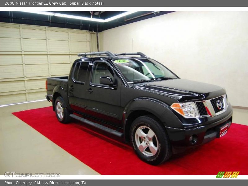 Super Black / Steel 2008 Nissan Frontier LE Crew Cab