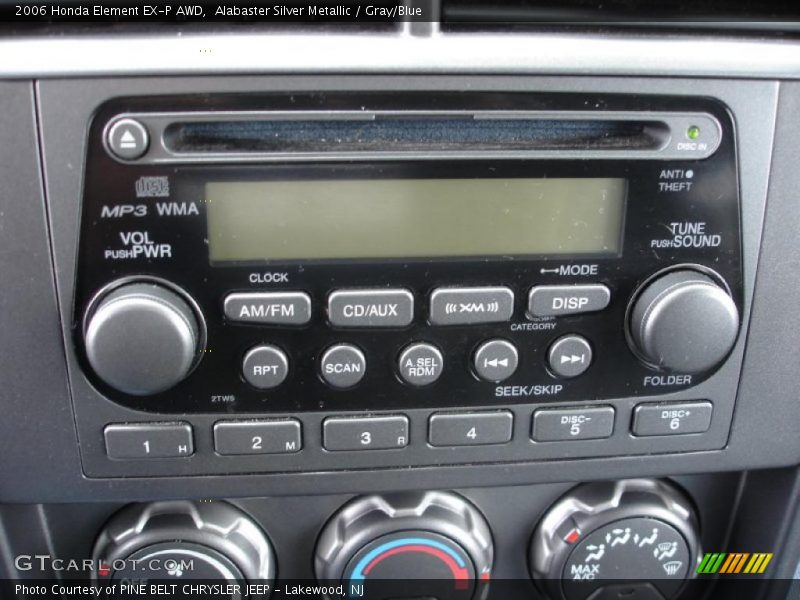 Alabaster Silver Metallic / Gray/Blue 2006 Honda Element EX-P AWD
