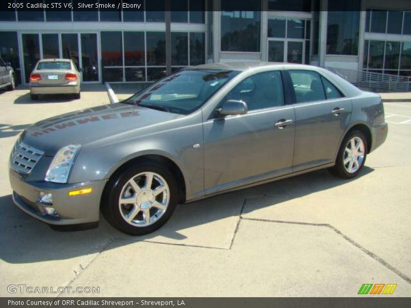 Silver Smoke / Ebony 2005 Cadillac STS V6