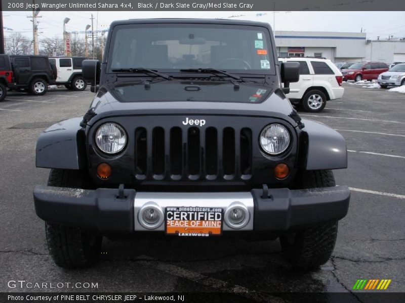 Black / Dark Slate Gray/Med Slate Gray 2008 Jeep Wrangler Unlimited Sahara 4x4