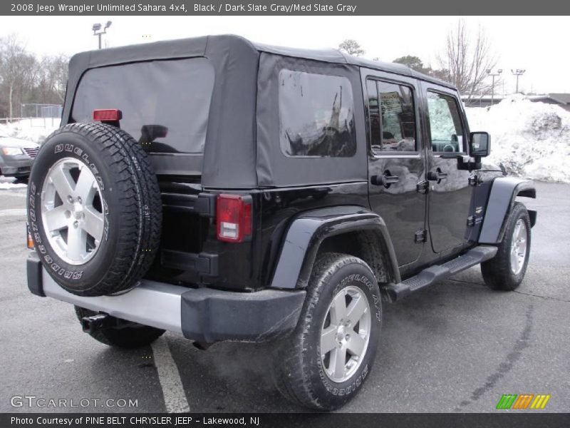 Black / Dark Slate Gray/Med Slate Gray 2008 Jeep Wrangler Unlimited Sahara 4x4