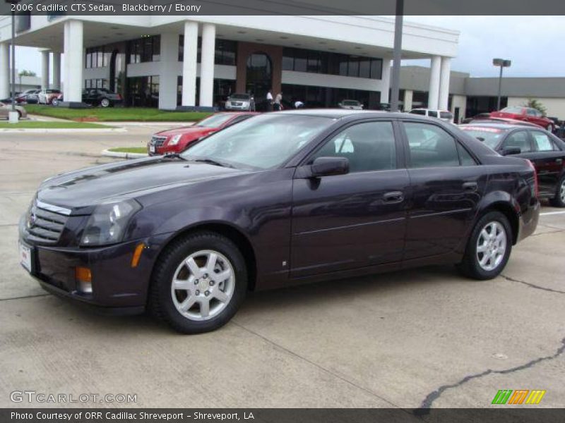 Blackberry / Ebony 2006 Cadillac CTS Sedan