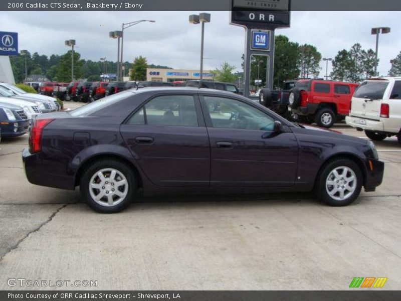 Blackberry / Ebony 2006 Cadillac CTS Sedan