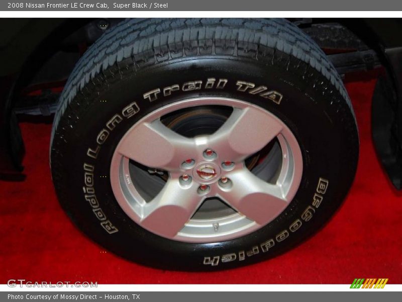 Super Black / Steel 2008 Nissan Frontier LE Crew Cab