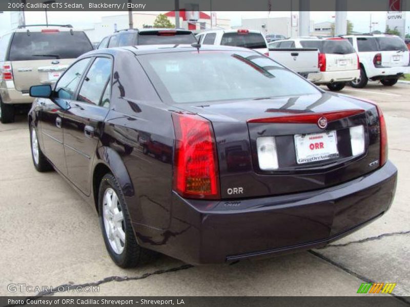 Blackberry / Ebony 2006 Cadillac CTS Sedan