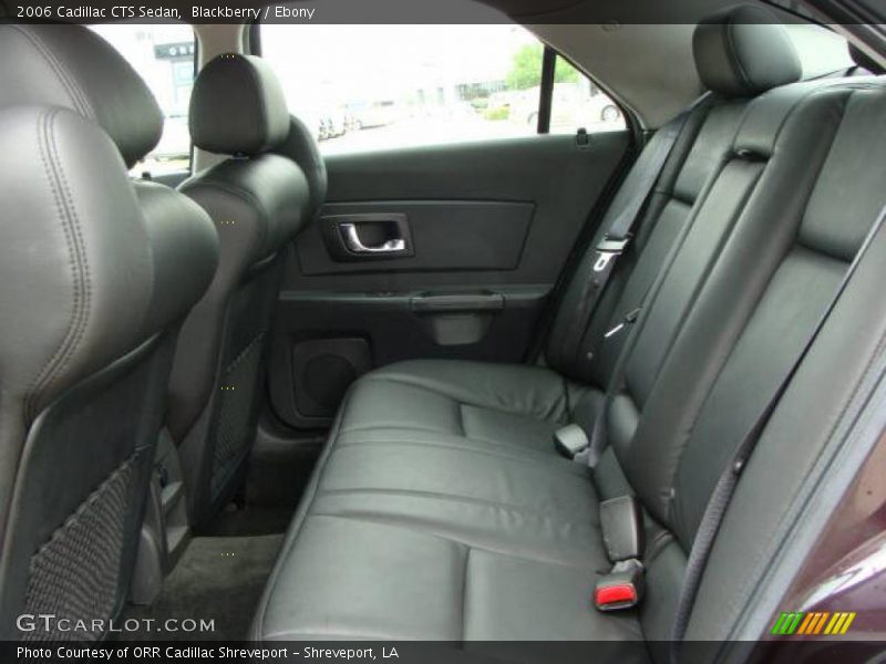 Blackberry / Ebony 2006 Cadillac CTS Sedan