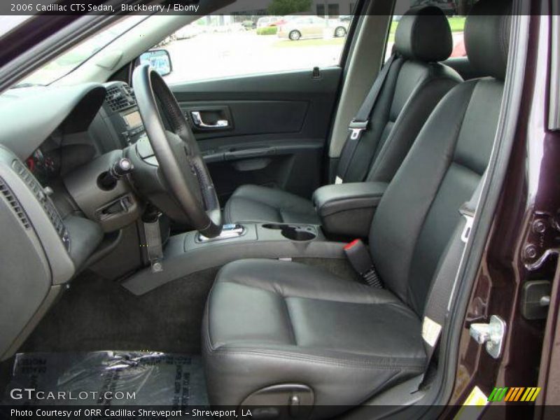 Blackberry / Ebony 2006 Cadillac CTS Sedan