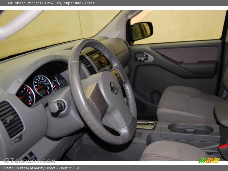 Super Black / Steel 2008 Nissan Frontier LE Crew Cab