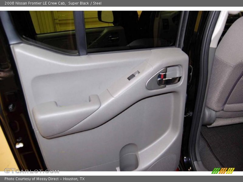 Super Black / Steel 2008 Nissan Frontier LE Crew Cab