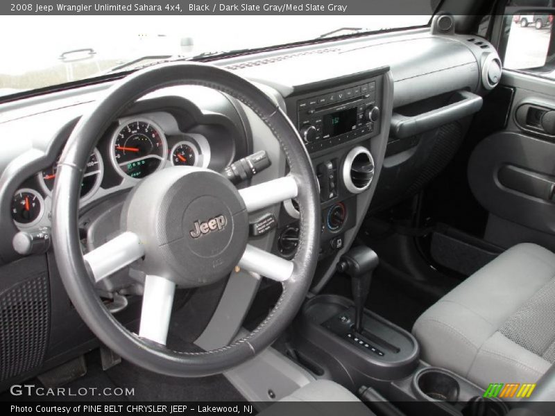 Black / Dark Slate Gray/Med Slate Gray 2008 Jeep Wrangler Unlimited Sahara 4x4
