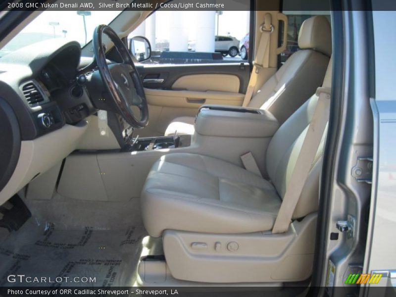 Silver Birch Metallic / Cocoa/Light Cashmere 2008 GMC Yukon Denali AWD