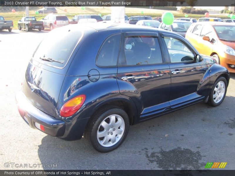 Electric Blue Pearl / Taupe/Pearl Beige 2003 Chrysler PT Cruiser Touring