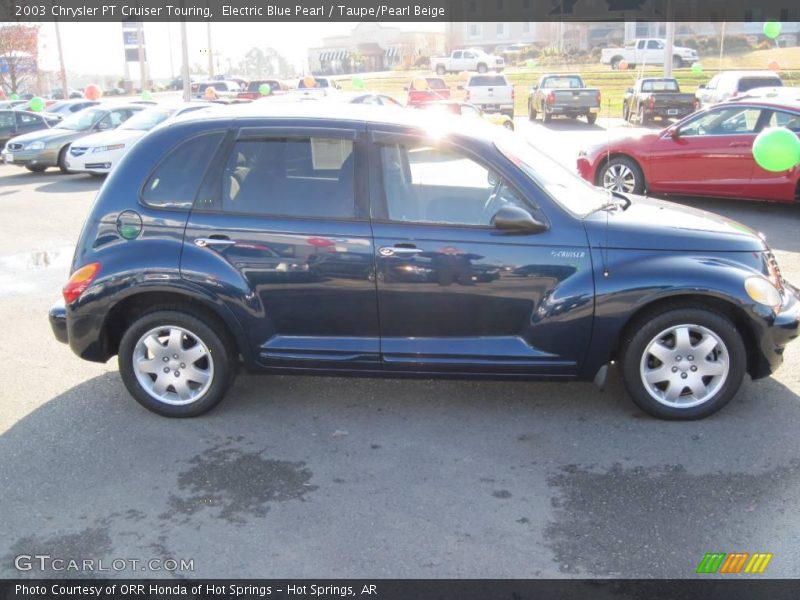 Electric Blue Pearl / Taupe/Pearl Beige 2003 Chrysler PT Cruiser Touring