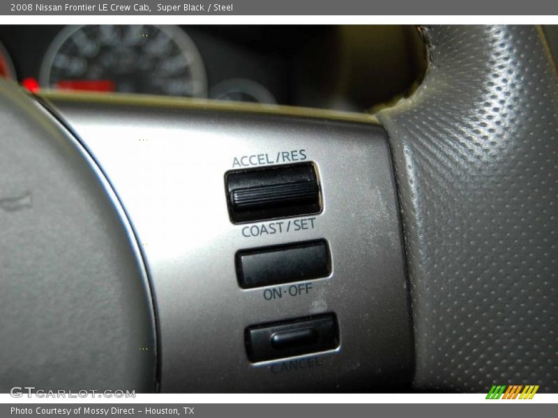 Super Black / Steel 2008 Nissan Frontier LE Crew Cab