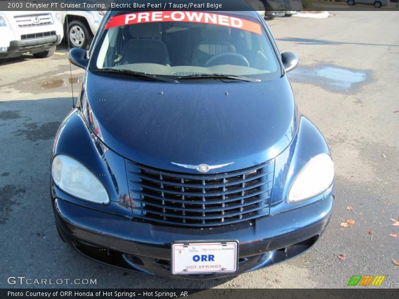 Electric Blue Pearl / Taupe/Pearl Beige 2003 Chrysler PT Cruiser Touring