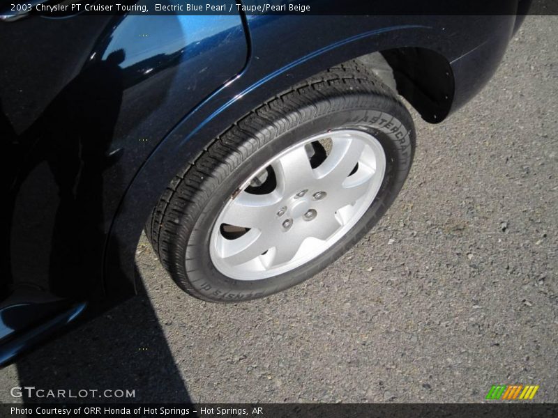 Electric Blue Pearl / Taupe/Pearl Beige 2003 Chrysler PT Cruiser Touring