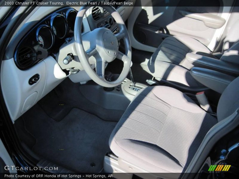 Electric Blue Pearl / Taupe/Pearl Beige 2003 Chrysler PT Cruiser Touring