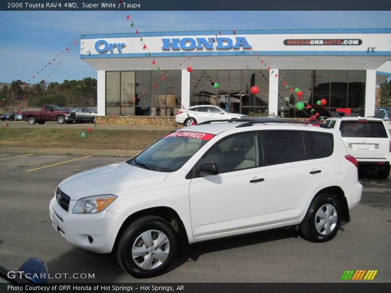 Super White / Taupe 2006 Toyota RAV4 4WD