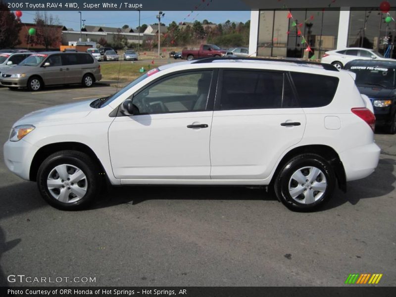 Super White / Taupe 2006 Toyota RAV4 4WD