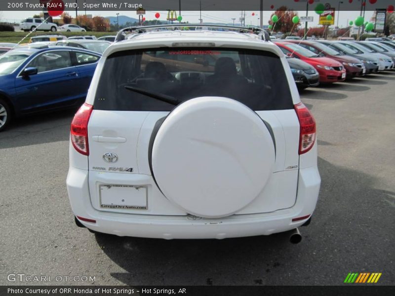 Super White / Taupe 2006 Toyota RAV4 4WD