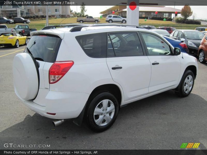 Super White / Taupe 2006 Toyota RAV4 4WD