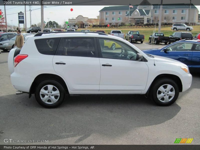 Super White / Taupe 2006 Toyota RAV4 4WD