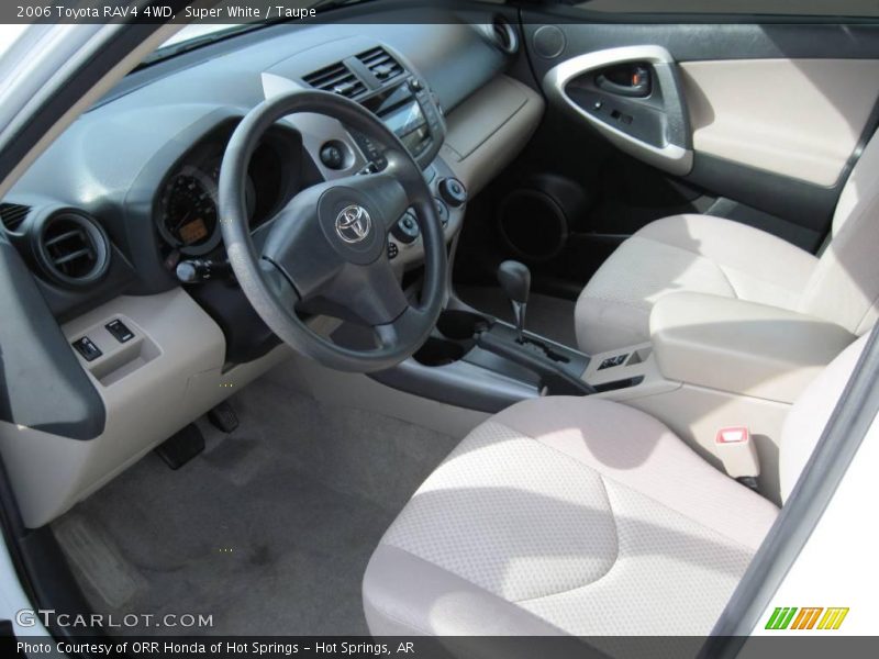 Super White / Taupe 2006 Toyota RAV4 4WD