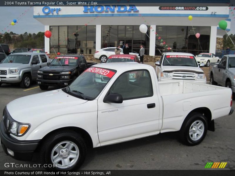 Super White / Oak 2004 Toyota Tacoma Regular Cab