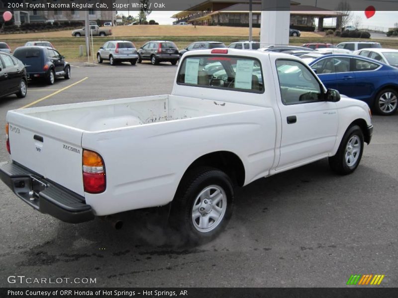 Super White / Oak 2004 Toyota Tacoma Regular Cab