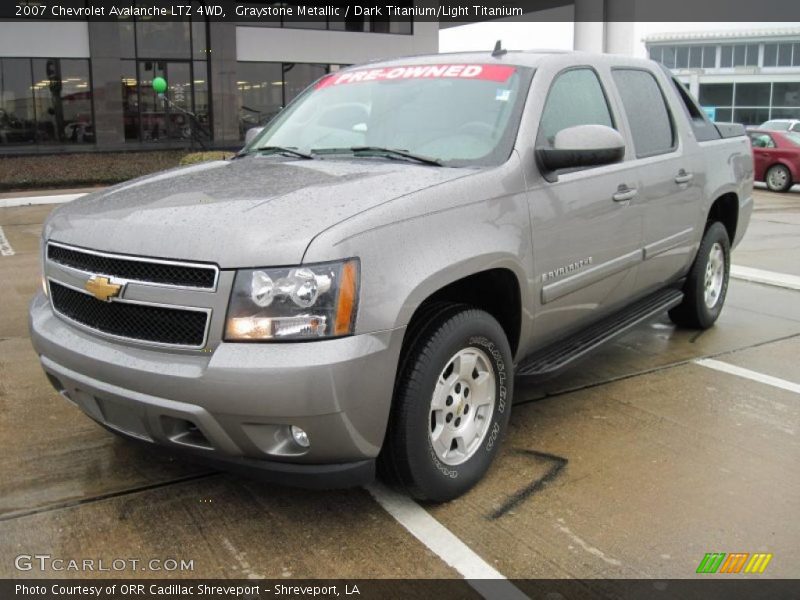 Graystone Metallic / Dark Titanium/Light Titanium 2007 Chevrolet Avalanche LTZ 4WD