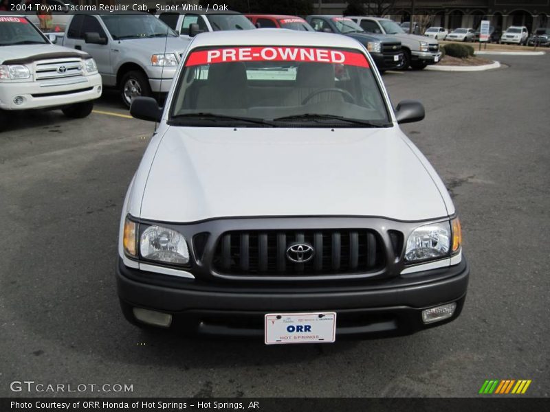 Super White / Oak 2004 Toyota Tacoma Regular Cab