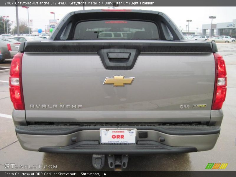 Graystone Metallic / Dark Titanium/Light Titanium 2007 Chevrolet Avalanche LTZ 4WD