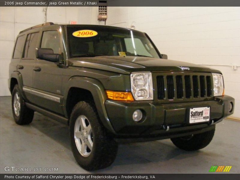 Jeep Green Metallic / Khaki 2006 Jeep Commander